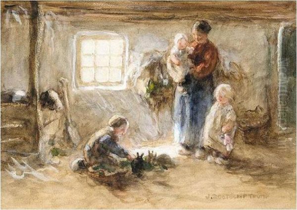 Feeding The Rabbits - view 1