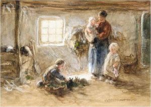 Feeding The Rabbits by Jan Zoetelief Tromp