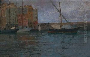 Der Hafen Von Camogli (genua) Der Hafen Von Camogli (genua)
