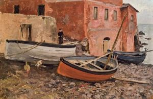 Fischerboote An Land