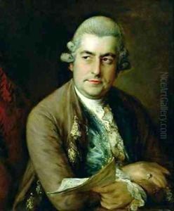 Portrait of Johann Christian Bach 1735-1782 by Thomas Gainsborough