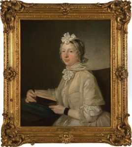 Portrait Of A Lady Said To Be Mrs. Garrick by Johann Zoffany