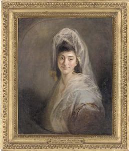 Portrait Of Miss Stevens by Johann Zoffany