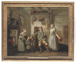 'the Farmer's Return' by Johann Zoffany