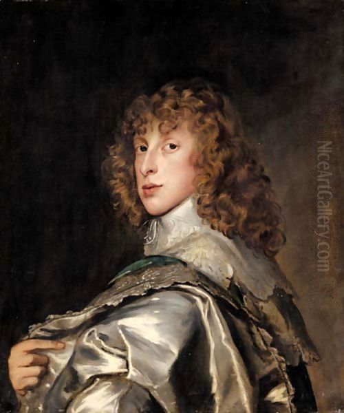 Portrait of Lord Bernard Stuart later Earl of Lichfield 1622-45 after Van Dyck - view 1