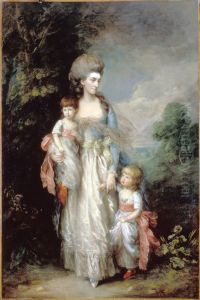 Mrs Moody and two of her children