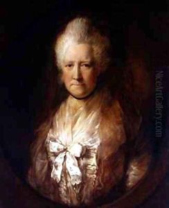 Portrait of the Hon Harriott Marsham 1721-96 by Thomas Gainsborough