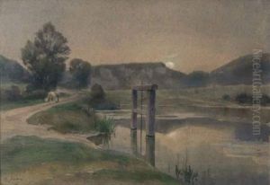Effet De Clair De Lune by Jean Henri Zuber