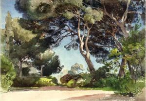 Cannes, 1883. by Jean Henri Zuber