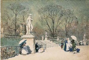 Le Jardin Du Luxembourg : Escalier De Fleurus - Venus Au