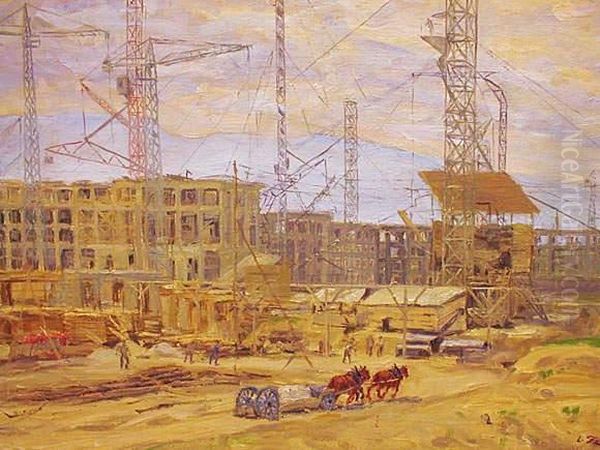 Geneve - Le Chantier Du Palais Des Nations - view 1