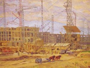 Geneve - Le Chantier Du Palais Des Nations