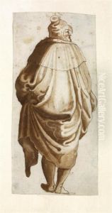 Personnage Drape De Dos