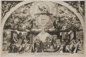 L'annonciation Par Cornelis Cort L'annonciation Par Cornelis Cort