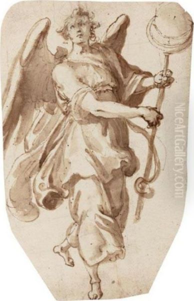 A Standing Angel - view 1