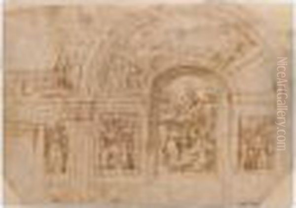 Design For The Decoration Of A Chapel - view 1