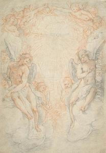 The Holy Ghost Surrounded By Angels - view 1