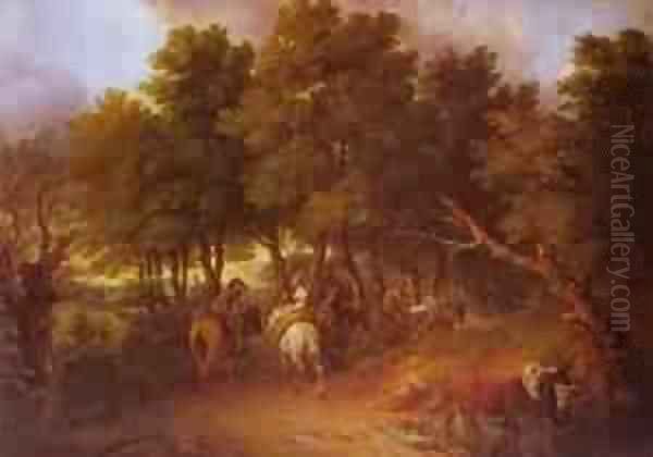 Pesants Returning From Market 1767-1768 - view 1