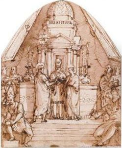 The Marriage Of The Virgin by Federico Zuccaro