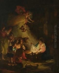 Adorazione Dei Pastori by Francesco Zugno