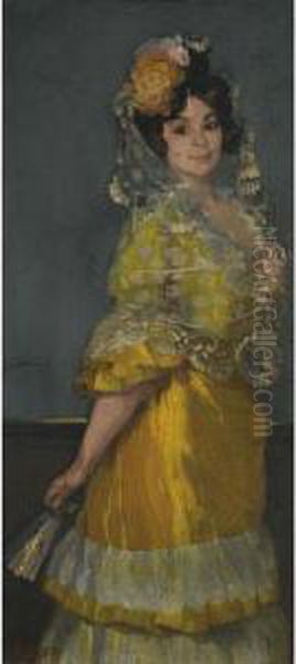 Joven Con Mantilla (young Lady With Mantilla) - view 1