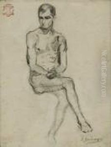 Desnudo Masculino by Ignacio Zuloaga Y Zabaleta