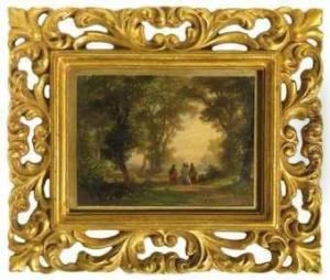 Der Gang Nach Emmaus by Robert Zund