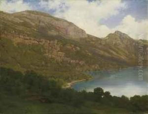 Vierwaldstattersee Mit Blick Auf Die Rigiflanke - view 1