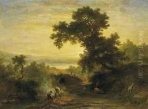 Blick Auf Luzern Von Wartenfluh by Robert Zund