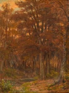Waldlandschaft. Waldlandschaft.