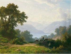 Kastanienbaum (in Den Breiten) by Robert Zund