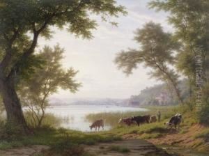 Blick Von Seeburg Gegen Luzern. by Robert Zund