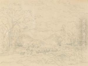 "landschaft Am Vierwaldstattersee". by Robert Zund