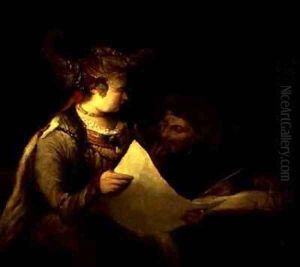 Esther and Mordecai by Aert De Gelder