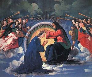 Detail from The Coronation of the Virgin by Ridolfo Ghirlandaio