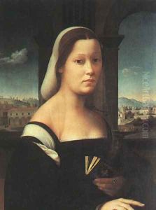 Portrait of a Woman, called "The Nun" 1506-10 by Ridolfo Ghirlandaio