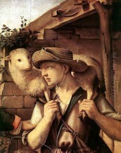 Adoration of the Shepherds (detail 1) 1510 by Ridolfo Ghirlandaio