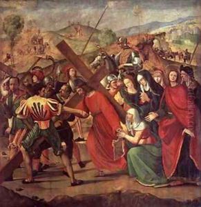 The Procession to Calvary by Ridolfo Ghirlandaio