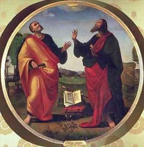 St Peter and St Paul by Ridolfo Ghirlandaio