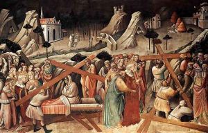 Discovery of the True Cross 1380s by Agnolo Gaddi