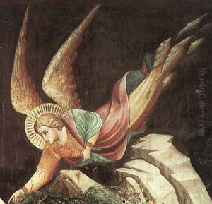 Detail from The Dream of Heraclius 1380 by Agnolo Gaddi