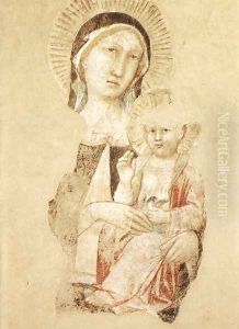 Madonna with Child (fragment) by Agnolo Gaddi