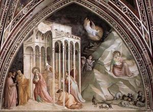 Life of the Virgin (detail 1) 1328-30 by Agnolo Gaddi