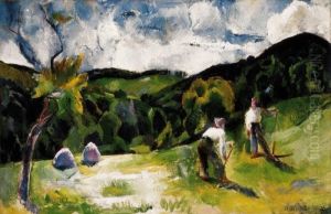 On The Field by Vilmos Aba-Novak