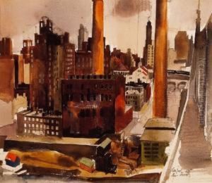 New York by Vilmos Aba-Novak