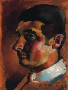 Man With White Collars