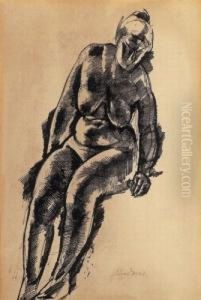 Nude by Vilmos Aba-Novak