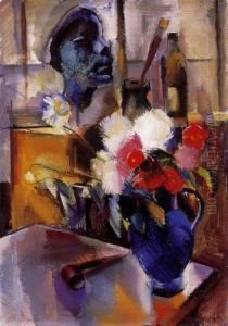 Still Life In The Studio by Vilmos Aba-Novak