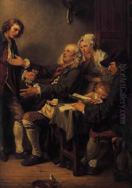 L'Accordée de Village (detail) 1761 - view 1