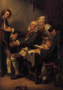 L'Accordée de Village (detail) 1761